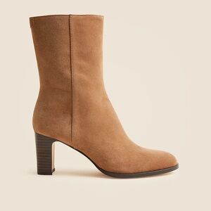 J Crew Rosalind Tan Suede Ankle Boots